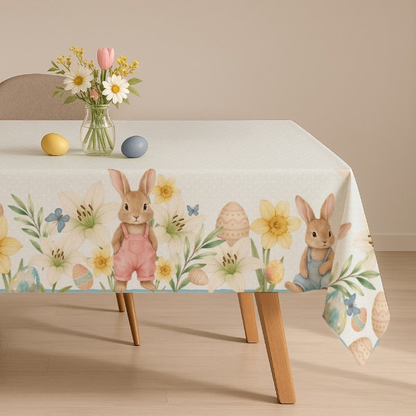 Immagine di Tovaglia Digitale Pasqua Feffi By S&G
