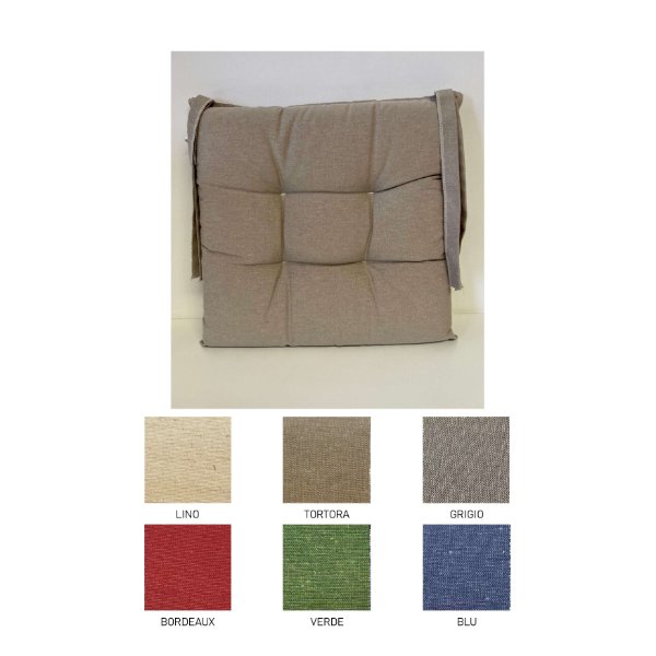 Immagine di Coppia Cuscino Sedia Trapuntato Terry By T&C