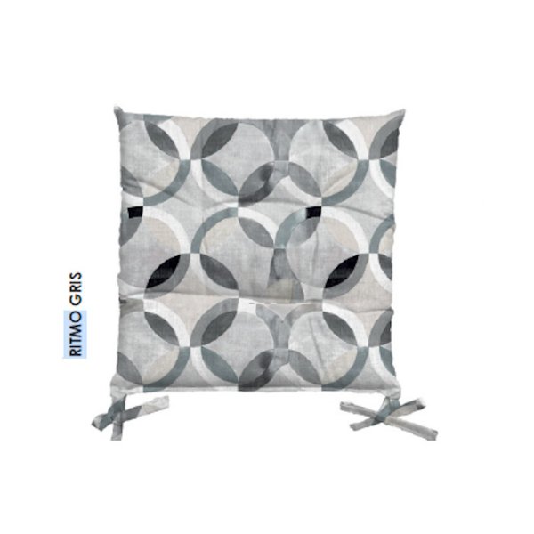 Immagine di Cuscino Sedia 4 Punti Ritmo Gris By Lovely Home